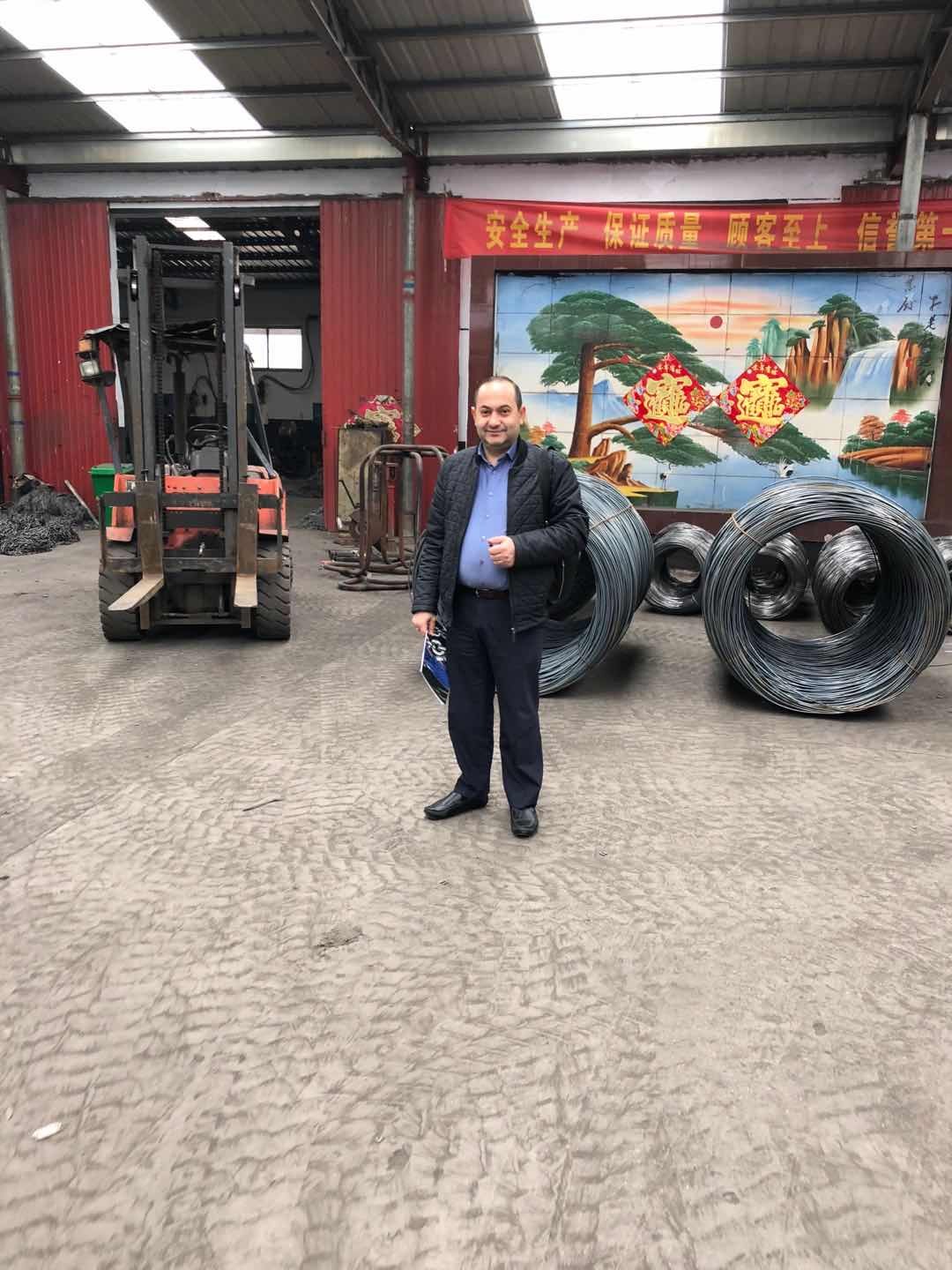Customer visit our factory