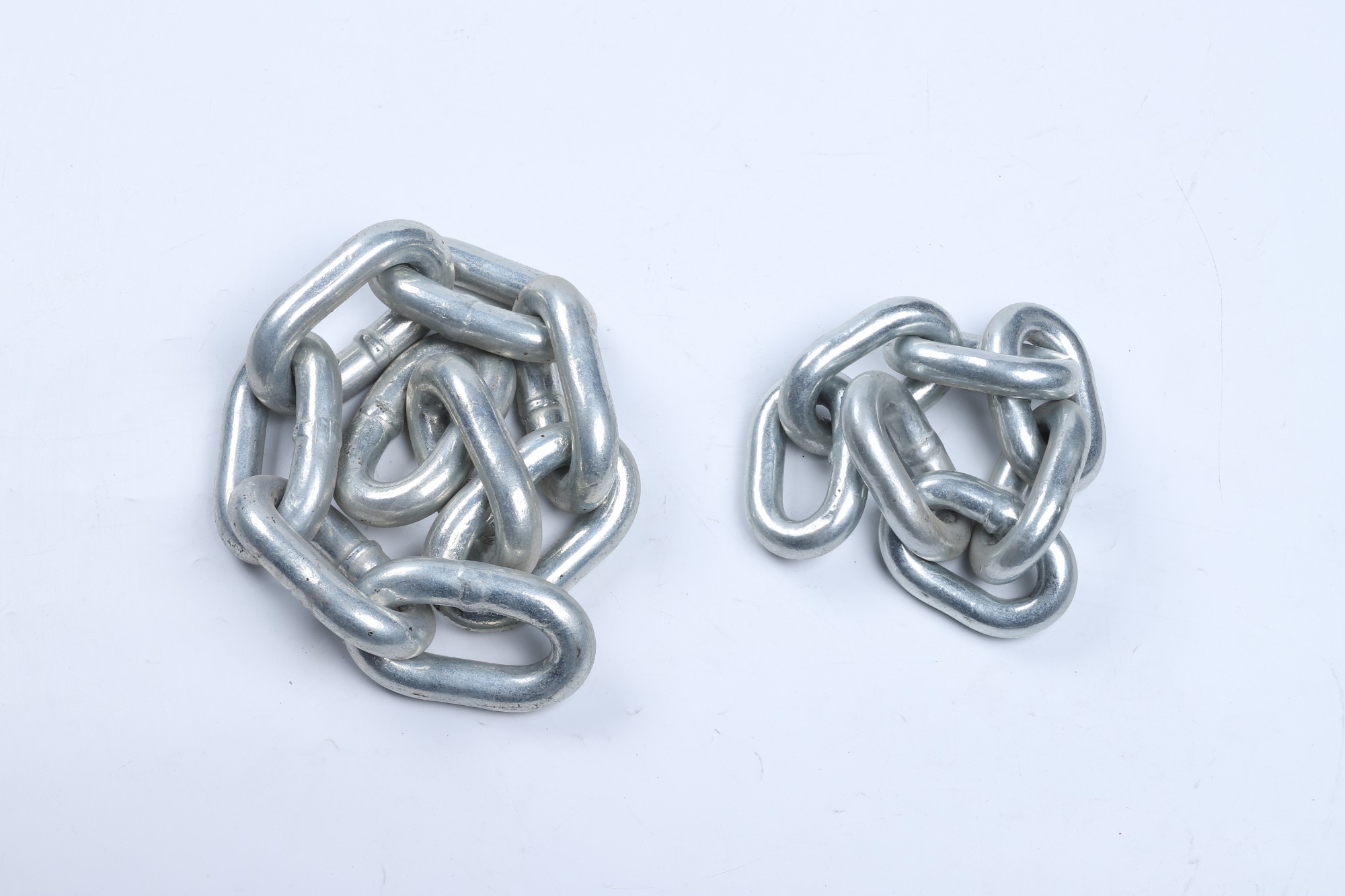 Fishing Use Blure White Galvanized Short Link Chain