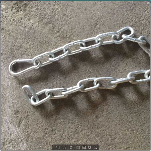 Hot Dipped Galvanized Short Link Chain